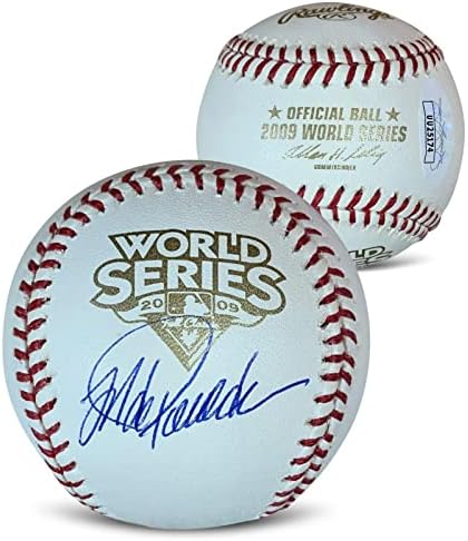 Главен изпълнителен директор на JSA серии World Series 2009 Хорхе Посада с автограф и Бейзболни топки с автограф на Кейса