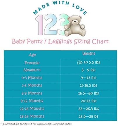 123 Детски Меки Памучни Панталони от Ликра Bear с Крака