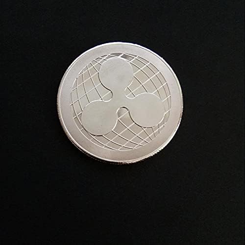 1БР Възпоменателна Монета, Позлатена Сребърна Монета Ripple Виртуална Монета Ripple Криптовалюта 2021 Ограничен Тираж са подбрани