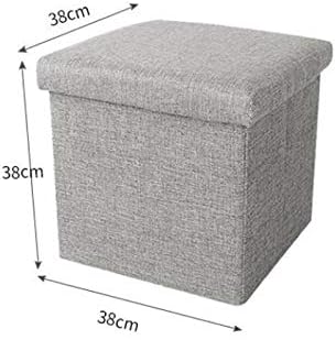 GANFANREN Просто Домашен Текстилен Стол За съхранение на Столче За съхранение Може да Седи За Възрастни Сгъваема Кутия За Съхранение