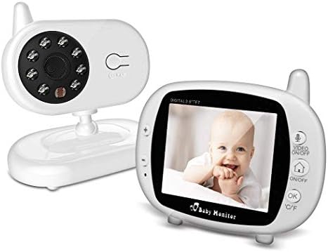 Видеоняня с камера, най-Новата детска камера за видеонаблюдение е с 3,5-инчов дисплей, нощно виждане, датчик за температура, Колыбельной,