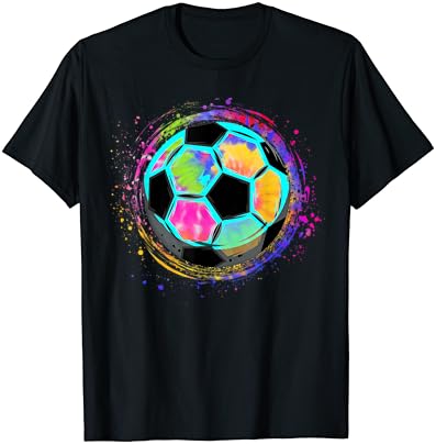 Футболна Топка Вратовръзка Боядисват за Всички Любители на футбола, Мъжки, Дамски и Детски Тениска