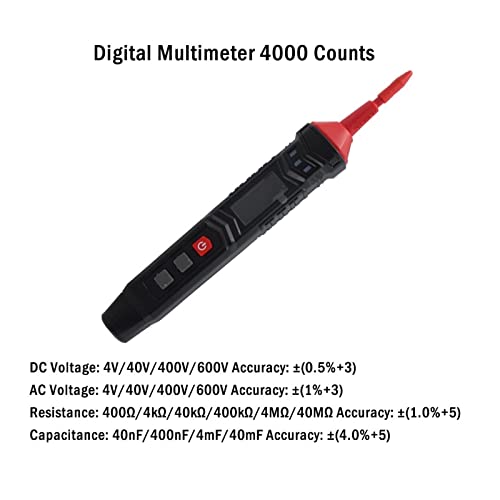 CLEORA Цифров Мултицет 4000 Броя HT121 Тип Писалка AC DC Напрежение Честота Капацитет на Устойчивост на Непрекъснатост на Тестер