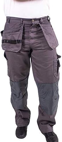 Модерен Мъжки Строителни Cordura Панталони С Джобове за Дограма Инструменти, Близо До Коляното Работно Облекло, Защитни Панталони