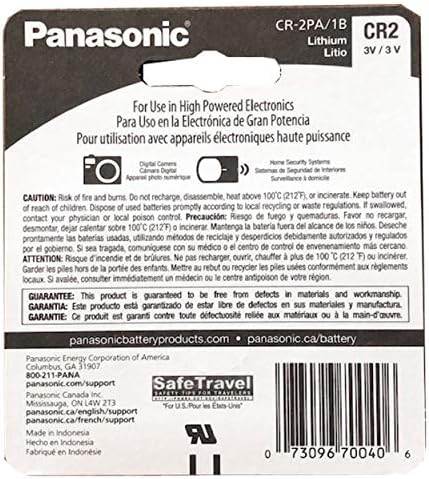 2X Литиева батерия Panasonic 3V CR-2 Photo 5046LC 6206 CR1025 CR15270 CR17335