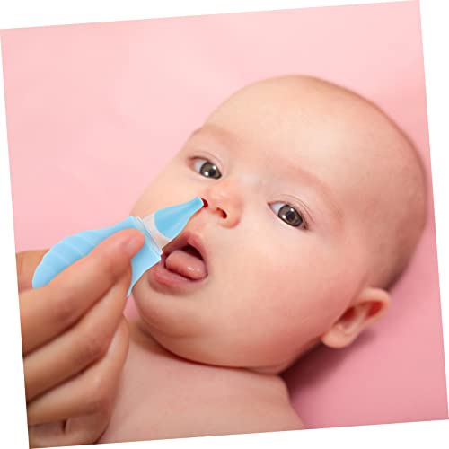 Kisangel Аспиратор Носа Издънка 5шт за Пречистване на носа на Носа, за да Нещастници Аспиратор Детски Носа на Бебето