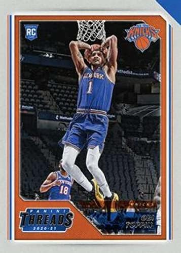 2020-21 Хрониките на Панини 80 Оби Топпин новак Ню Йорк Никс, Баскетболно карта НБА