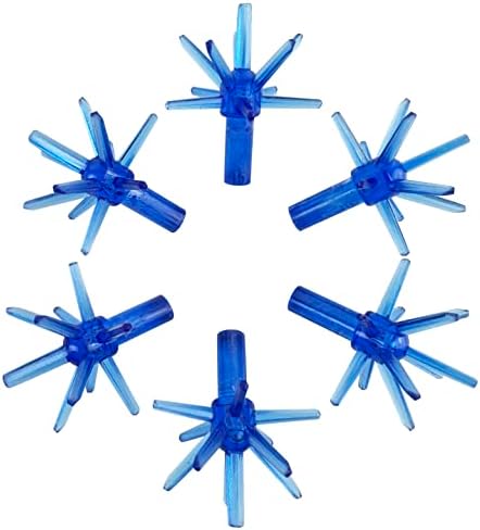 Националният Художествен занаят® Сини Керамични гирлянди за Коледната елха Sputnik - 25 бр./опаковане.