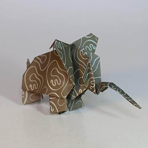 Подаръчен комплект за Оригами хартия | 200-Листа, квадрат 6 инча | Пълна колекция от Дизайнерски Модели