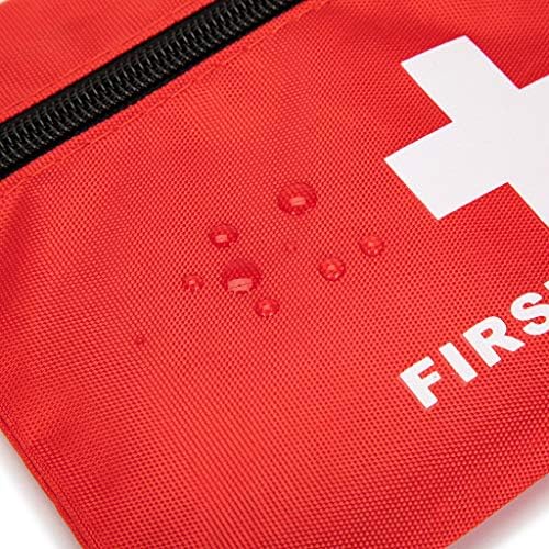 PAXLamb Red чанта за първа помощ, Малка аптечка за първа помощ, Е Медицинска чанта за съхранение на аптечек първа помощ, Аварийни