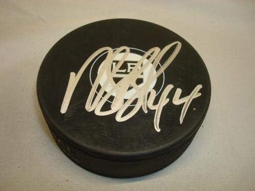 Робин Регер Подписа Хокей шайба Лос Анджелис Кингс с автограф на PSA /DNA COA 1A - за Миене на НХЛ с автограф