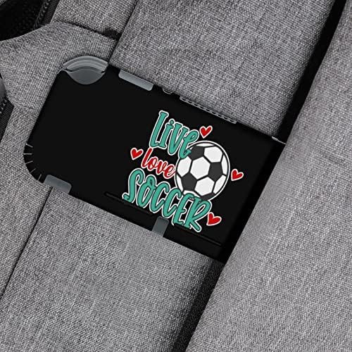 Live Love Soccer Стръмни Етикети, ваденки, Калъф, Съвместим с Ключ/Превключвател Lite, Защита за кожата, Здрав, Пълен Комплект, Защита