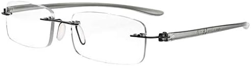 Дамски очила за четене Eyekepper Small Lenes Без рамки - без рамки Очила за четене за мъже със Сиви дужками +0,75