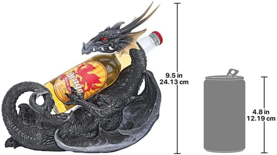 Дизайн Toscano Държач за напитки с Утоляющим Жаждата готическата Дракон