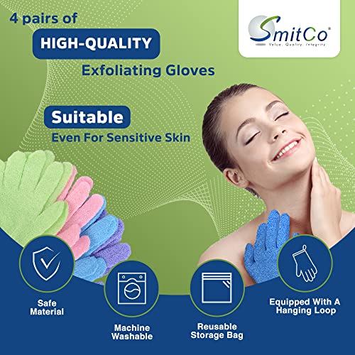 Ексфолиращи ръкавици за мъже и жени | Качествени Ексфолиращи ръкавици за спа-процедури за премахване на мъртвата кожа и неравен