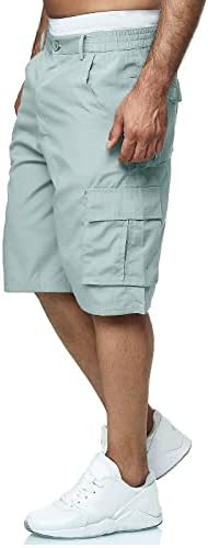 WENKOMG1 Мъжки къси Панталони-Карго, Обикновена Многофункционални Бойни Шорти, Ежедневни Работно Облекло С Множество Джобове, Военни Тактически
