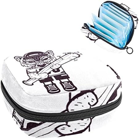 ORYUEKAN Чанта За съхранение на Хигиенни Кърпички, Преносими Многократна употреба Менструални Тампони джоб, Чанта за Съхранение на Тампони