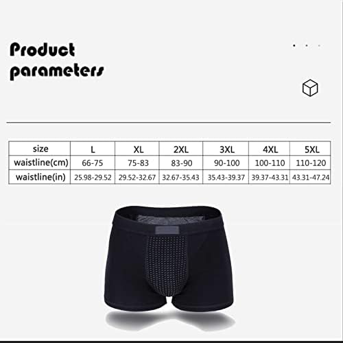 Izzya Men ' s Magnetic Therapy Health Care Underwear 3 Опаковки Защитете Боксьор на Простатата с 38 Енергийни магнити