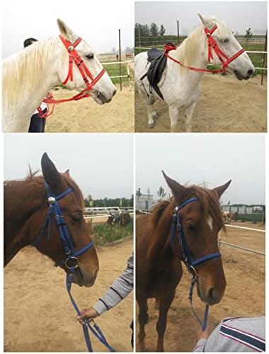 Z & X Колани за юздите коня Supplie От PVC Кожа, малко За един кон, Регулируеми Колани За Коне, Здрава Пътеки За Коня, Аксесоари За Седлото