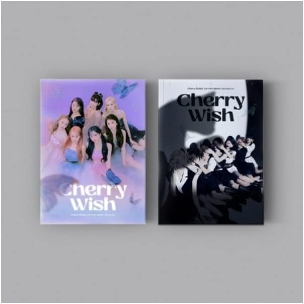 Cherry Bullet 2-ри мини-албум Cherry Wish Случайна версия на CD + 96p Книга + 1p Пост + 1p Любов в фотокарточке + 1p Мечта в фотокарточке