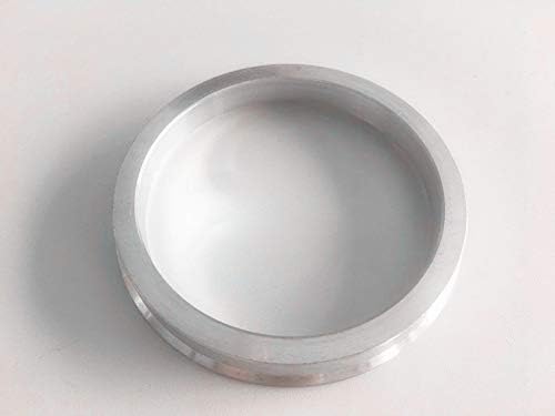 NB-AERO 4 бр. Сребристи Алуминиеви пръстени от 73 мм (колелце) до 70,1 мм (Ступица) | Централно пръстен Hubcentric от 70,1 мм