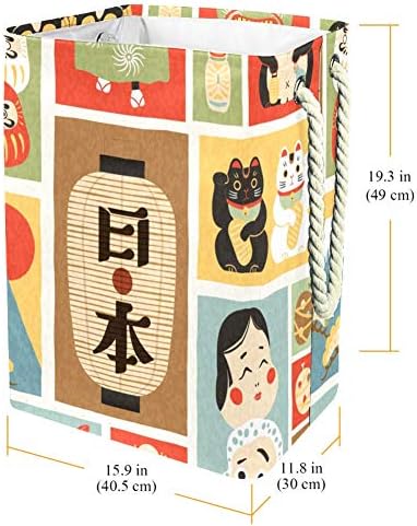 Unicey Японски Япония Име на Страната е Символ на Културата Кошница за Дрехи, Сгъваема Кошница за Съхранение Кошница за Бебета