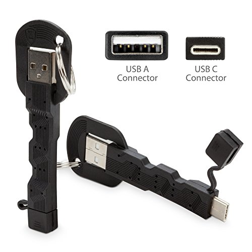 Кабел BoxWave за AGM H3 (5,7 инча) (кабел от BoxWave) - Зарядно устройство за ключодържател USB Type-C, Ключодържател 3.1