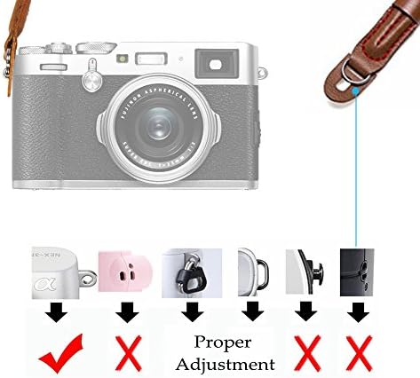 LXH LS-W100 Памучен Помещение Мек Памук на Шийката на Раменната Презрамка за Leica Nikon, Fuji Olympus Lumix Sony 39 инча в дългия стил (Дълъг