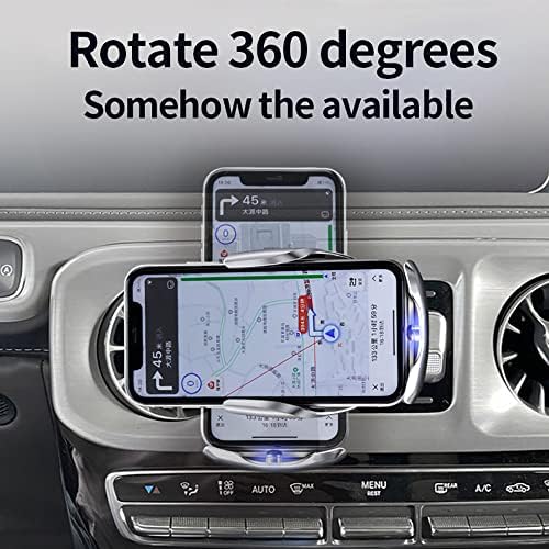 За Бързо Безжично Зарядно устройство с мощност 15 W, Притежател на мобилен телефон, за 2019-2023 Mercedes Benz G Class W464 G500