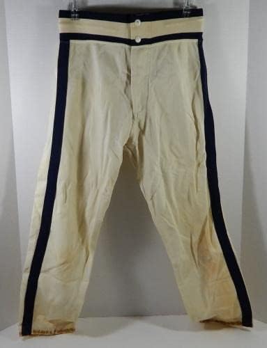 1984 Хюстън Астрос Бил Doran 19, Използвани в играта Бели Панталони 31-24.5 DP25282 - Използваните в играта панталони MLB