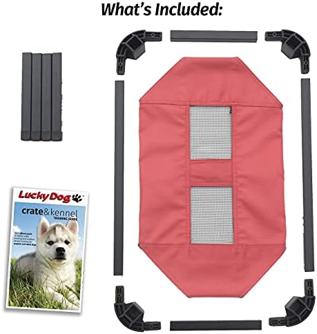 Повдигнати кошче Lucky Dog 30 (S / M) Comfort COT™ за домашни любимци | Балистична плат | Моющийся свалящ се