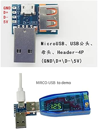 Тип A USB Конектор за DIP 2.54 ММ Адаптер за печатна платка Модул Конвертор Подходящ за Arduino Micro-USB Конектор за печатни платки
