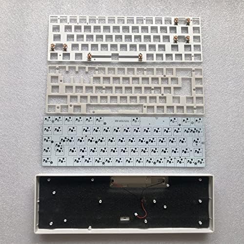 Безжична Детска Клавиатура LGBN САМ Kit, 68 Комбинации С Възможност за гореща замяна Bluetooth, Модулна Механична Клавиатура Лилав Цвят