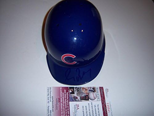 Мини-Каска с автограф на Грег Мэддукса Chicago Cubs Jsa/coa - Мини-Каски MLB с автограф