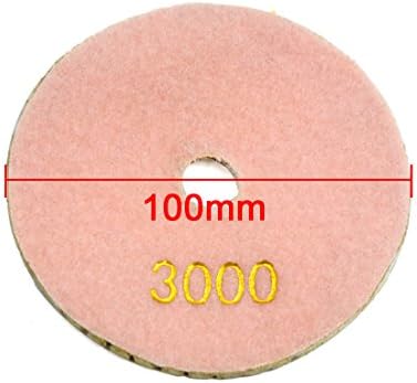 Абразивни кръгове и дискове Aexit Pink Granit-e с шкурка Мрамор, Бетон, Камък с Диаметър от 4 инча, Диамантени Дискове отпред на автомобила,