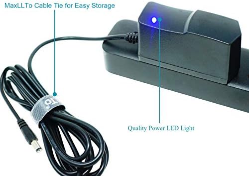 Зарядно устройство за захранващия кабел MaxLLTo 9 В, Удължен Взаимозаменяеми ac адаптер дължина от 6 фута за клавиатура Casio CTK-500,