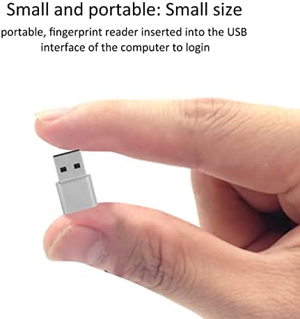 USB Четец на Пръстови отпечатъци, Скенер на Пръстови отпечатъци Здравей, Бързо Съвпадение на 360 градуса, Сензор за Пръстови отпечатъци със защита срещу Фалшифициран?