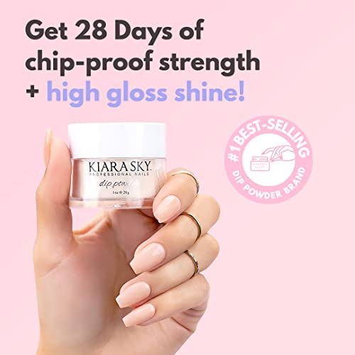 Прах за нокти Kiara Sky Professional Essential Dip Powder - Светло розово (10 унции)