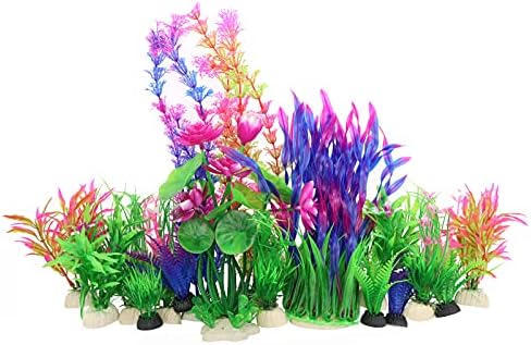 22 Опаковки, изкуствени растения за аквариум, Растения за аквариум, Имитация на водни растения, Изкуствени Растения Аквариум
