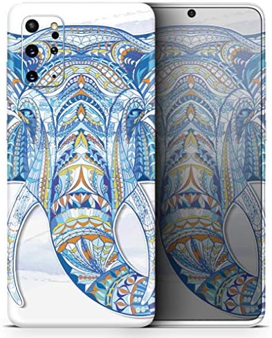 Дизайн Skinz Геометрична Защитно Vinyl стикер Свещен слон, увита кожата, която е съвместима с Samsung Galaxy S20 (покритие на екрана и задната стъклена обвивка)