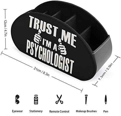 Повярвайте Ми, аз съм Психолог, Държач на Дистанционното Управление, Кожен Настолен Органайзер за Канцеларски Принадлежности, с Дистанционно