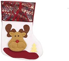 Коледна Украса с Пълнител, Бижута и Чорапи на Дядо Коледа, червени Коледни Чорапи, Подарък Коледна чанта, Коледна Украса, Коледни Висулки