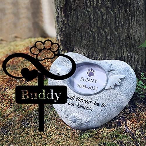 Персонализирани Кученце Паметник Брой, Метален Знак на Съпричастност, Подаръци от Загуба на домашни любимци, плака със Съчувствие към