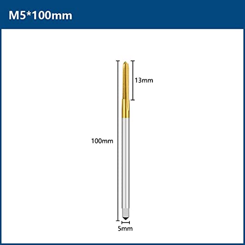 Метчик за шуруповерта M2-M12 Метчик за резби с Директен Канавкой Дължина 90-150 Метричен Машинен Метчик за Метални инструменти