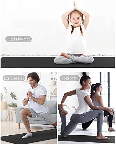 Килимче за йога YFBHWYF - висок Клас нескользящий подложка за упражнения с дебелина 2 мм, подложка за стрии и фитнес-мат за всички