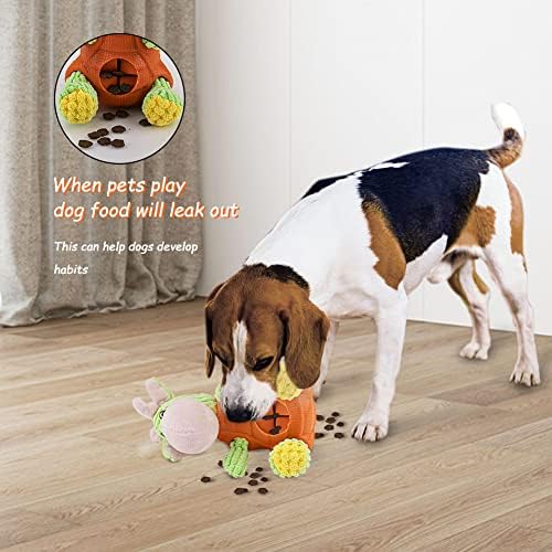 Интерактивна играчка за Дъвчене за кучета, Здрава Плюшен Играчка за кучета с Пищалкой, Играчка за кучета, Раздающая Деликатес