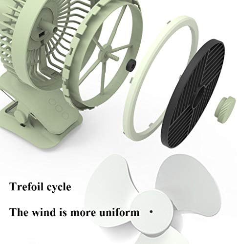 Настолни Вентилатори USB-Битумен Вентилатор с Шарнирен Плот, Битумен Вентилатор с Две Тихи Скорости на въртене, Завъртане на 360 ° Мини Персонален