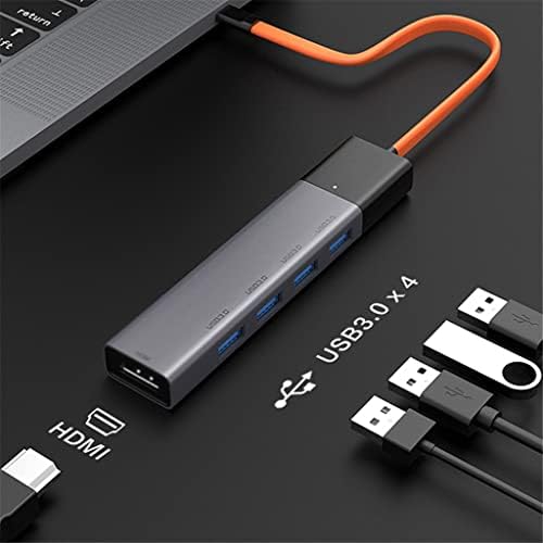 Адаптер за лаптоп WYFDP USB hub Сплитер 3,0 Ultifunction 5в1 Високоскоростно Зарядно устройство за разширяване на Преносим USB Хъб за Офис