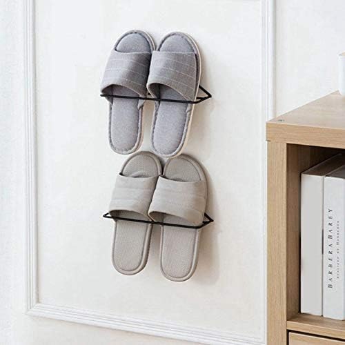 DINGZZ 1БР Рафтове за Обувки Шкаф За Съхранение на Обувки, Закачалка Практично Монтиране на стена Титуляр За Тапочек Домакински Принадлежности