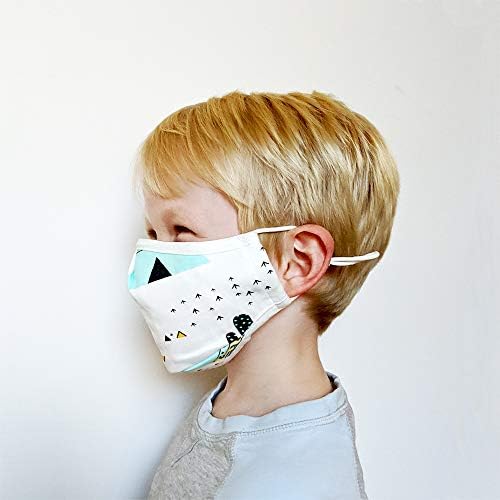 Детска Множество памучен маска за лице с джоб-плат - Desert (Средна възраст (5-12 години))